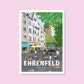 Handgezeichnetes Heimatposter Bochum Ehrenfeld