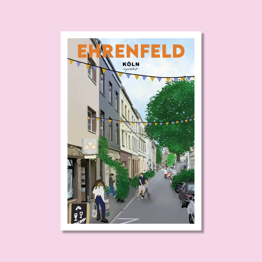 Heimatposter Ehrenfeld Körnernerstrasse Köln