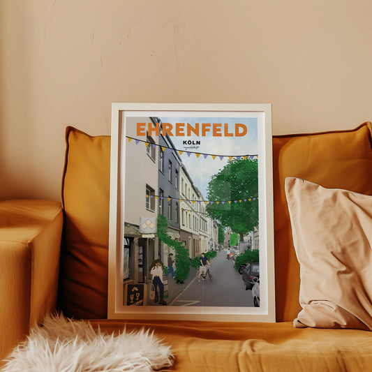 Heimatposter Ehrenfeld Körnernerstrasse Köln
