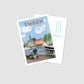 Handgezeichnete Postkarte Emden