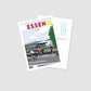 Handgezeichnete Postkarte Essen Stadion