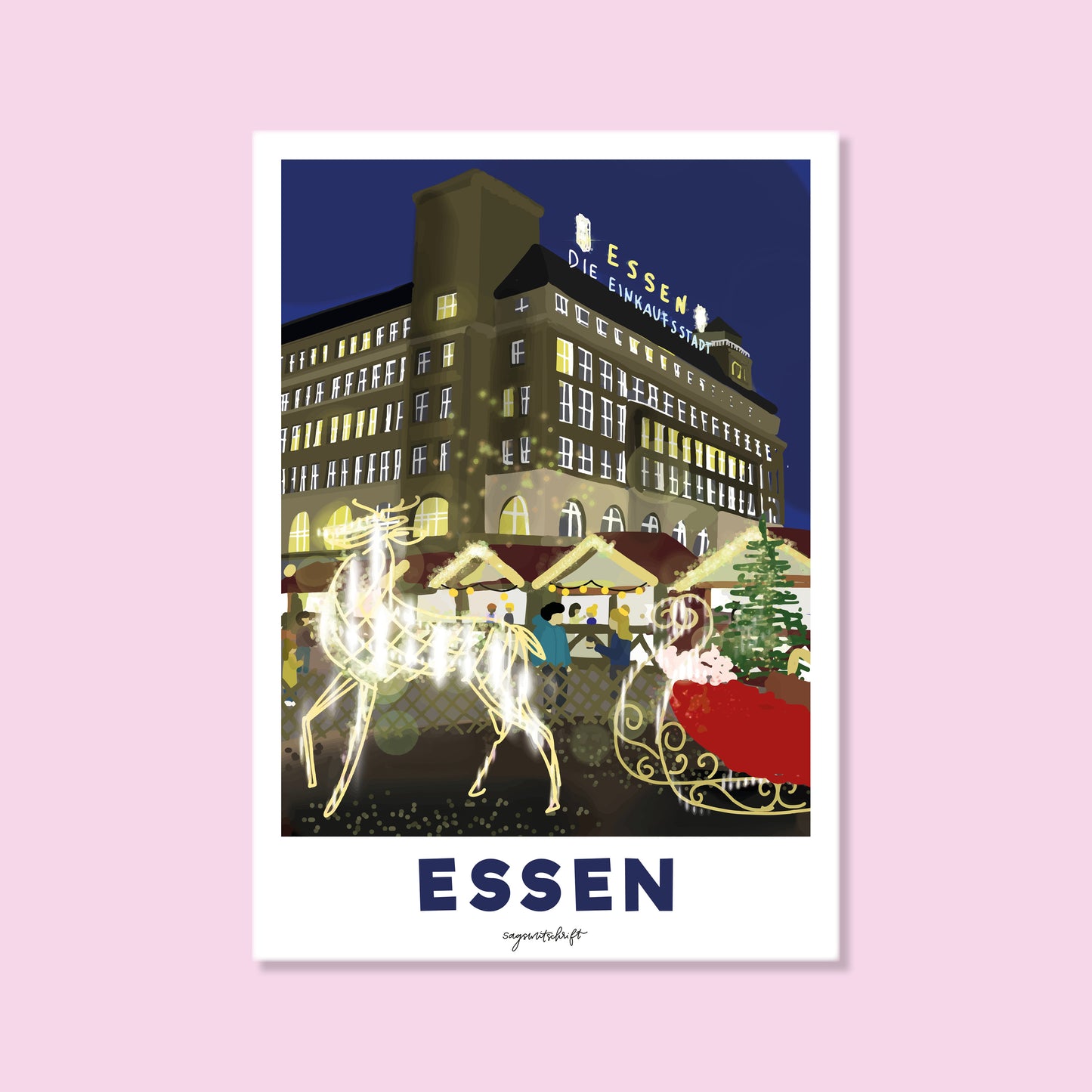 Heimatposter Essen Weihnachten