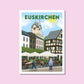 Handgezeichnetes Heimatposter Euskirchen