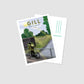 Handgezeichnete Postkarte Gill Rommerskirchen