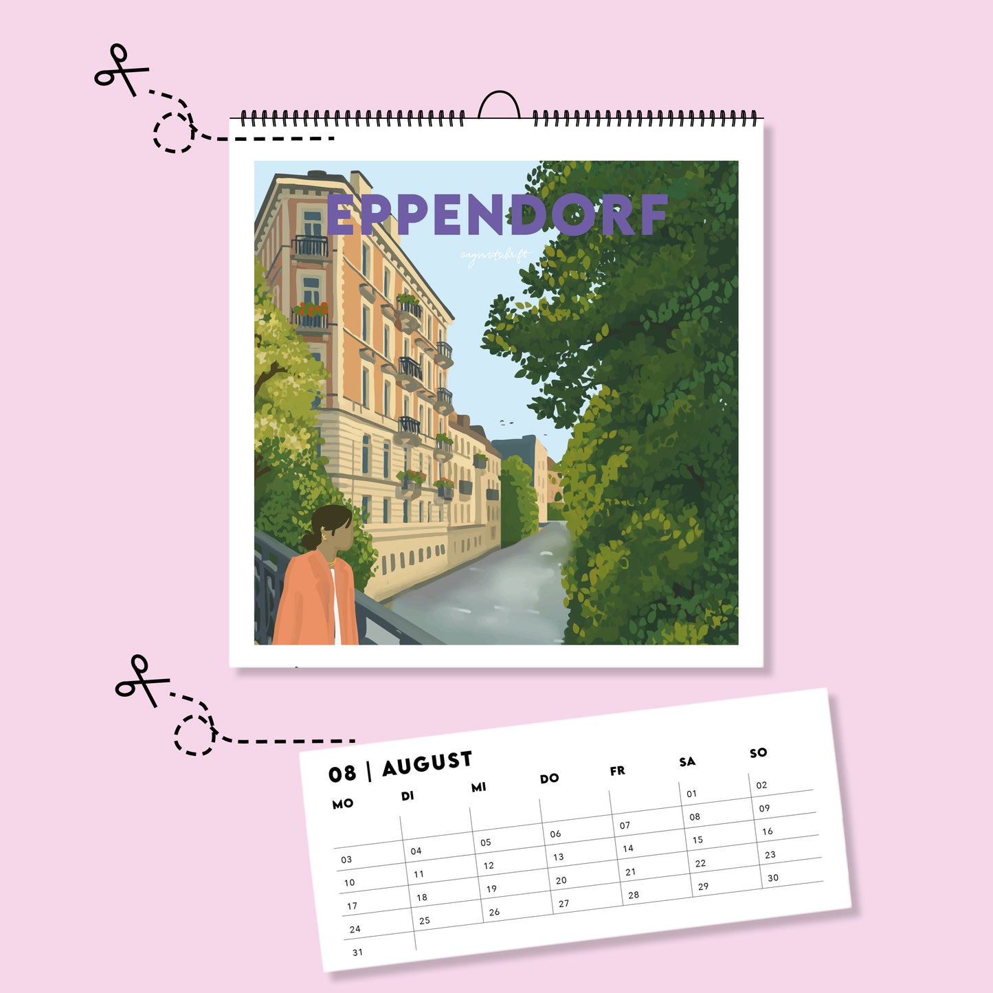 A4 Heimatkalender Hamburg 2026