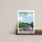 Handgezeichnetes Heimatposter Hammerbrook Hamburg – Ansicht 2