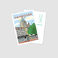 Handgezeichnete Postkarte Hannover
