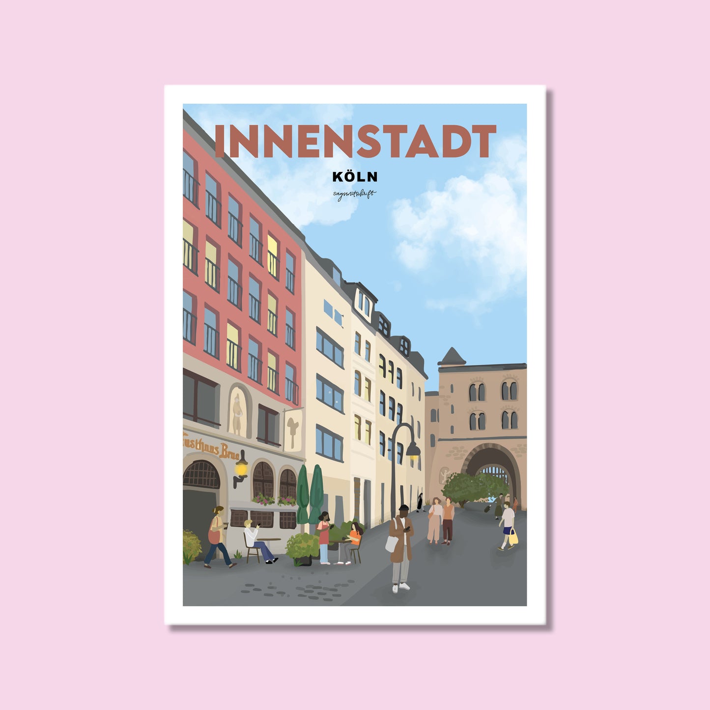 Heimatposter Innenstadt Köln