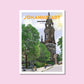 Handgezeichnetes Heimatposter Johannstadt Dresden