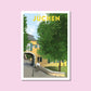 Handgezeichnetes Heimatposter Jüchen