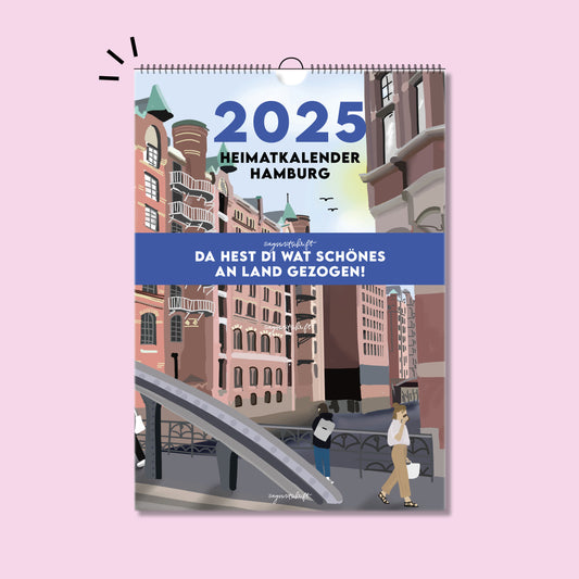 A4 Heimatkalender Hamburg 2025