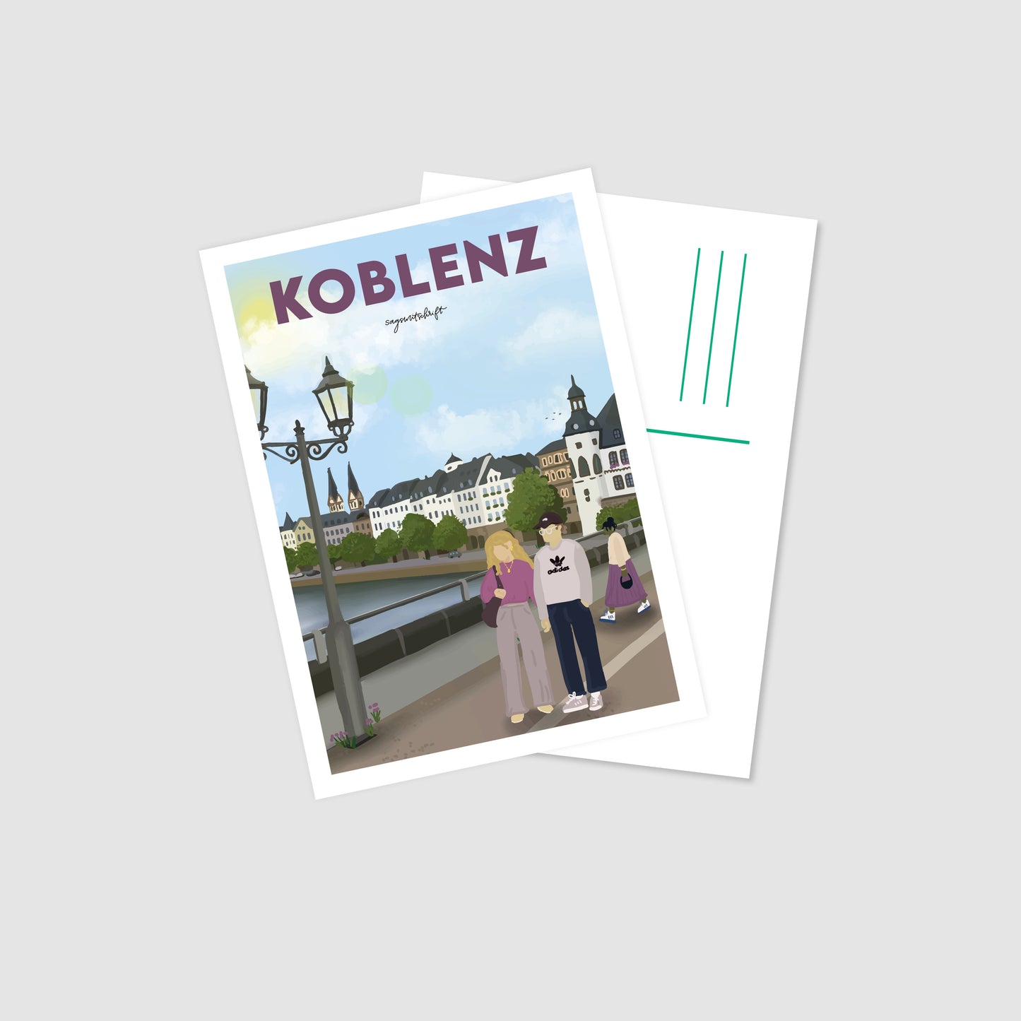Postkarte Koblenz