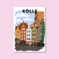 Handgezeichnetes Heimatposter Kölle