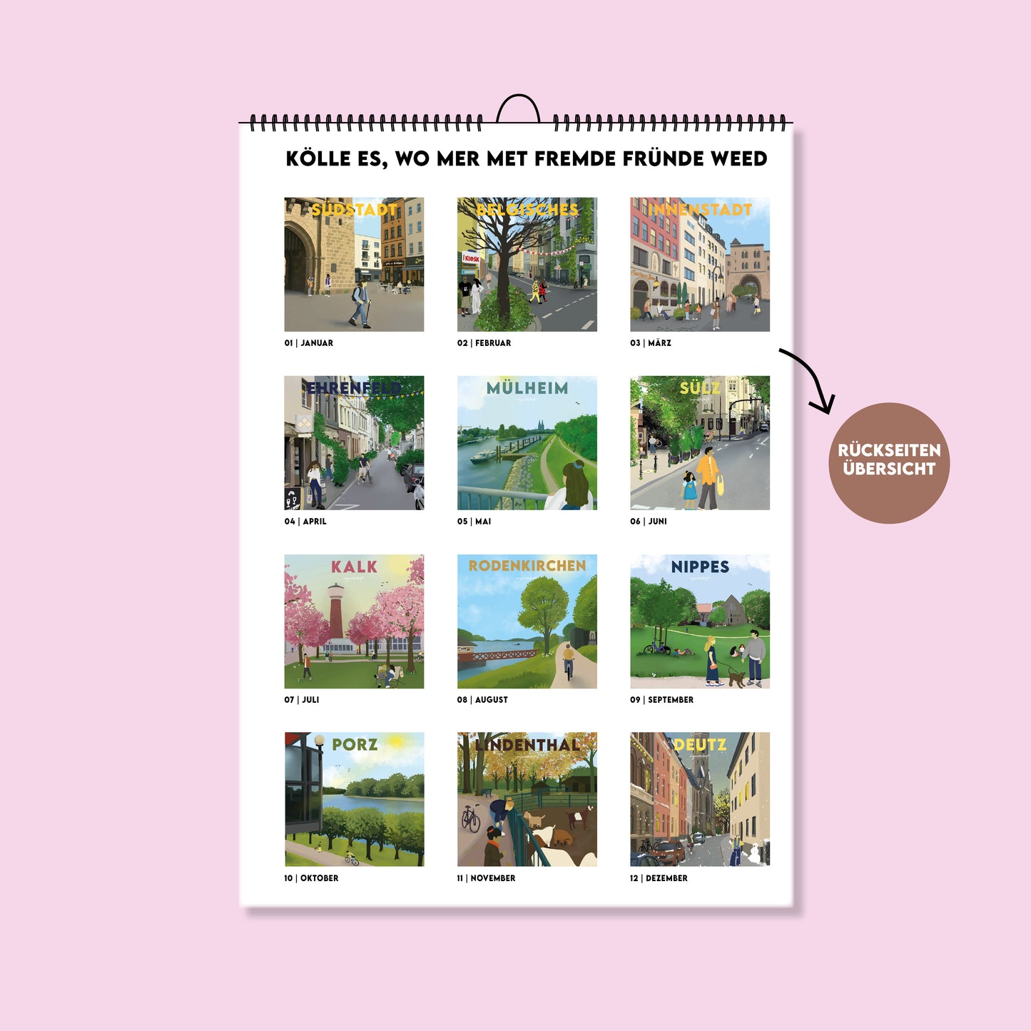 A4 Heimatkalender Köln 2026