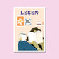 Handgezeichnetes Leidenschaftsposter Lesen