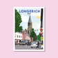 Handgezeichnetes Heimatposter Longerich Köln