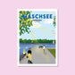 Handgezeichnetes Heimatposter Hannover Maschsee