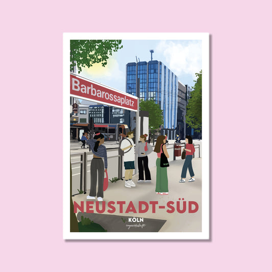 Heimatposter Neustadt-Süd Köln