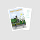 Handgezeichnete Postkarte Nievenheim Dormagen