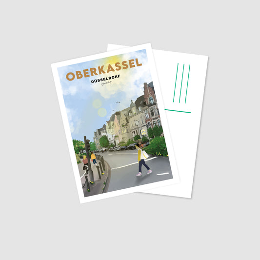 Postkarte Oberkassel Düsseldorf