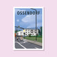 Handgezeichnetes Heimatposter Ossendorf Köln