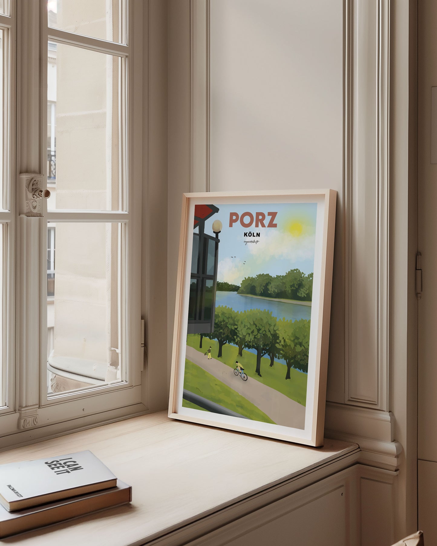 Heimatposter Porz Rhein Köln