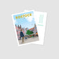 Handgezeichnete Postkarte Rostock