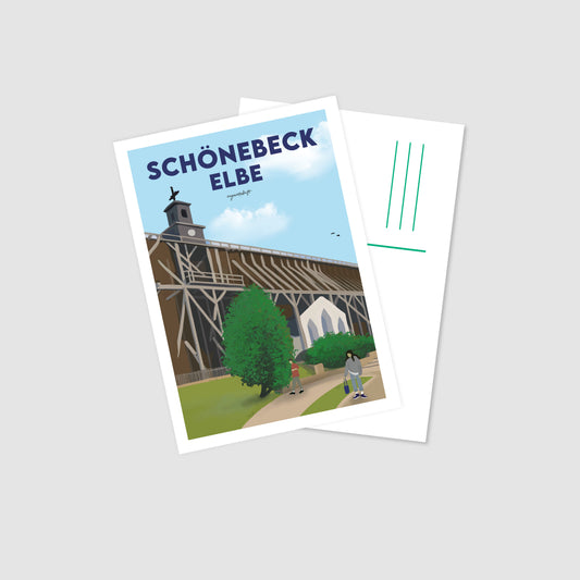 Postkarte Schönebeck