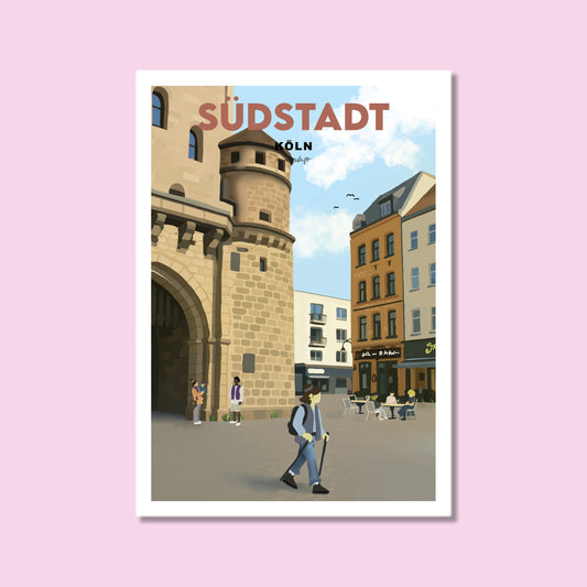 Heimatposter Südstadt Köln