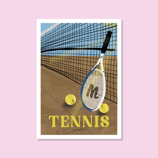 Leidenschaftsposter Tennis