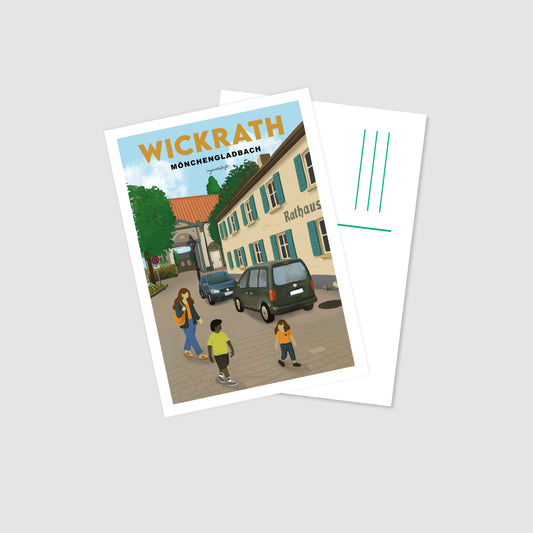 Postkarte Wickrath Mönchengladbach