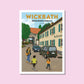 Handgezeichnetes Heimatposter Wickrath Mönchengladbach