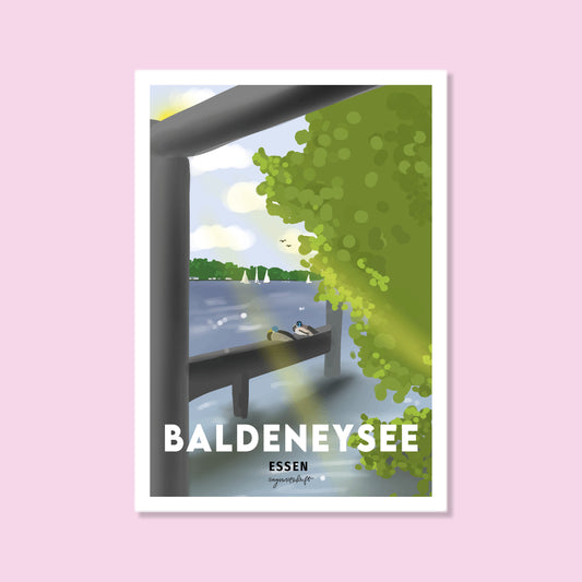 Heimatposter Essen Baldeneysee