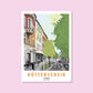 Handgezeichnetes Heimatposter Rüttenscheid Essen