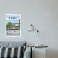 Handgezeichnetes Heimatposter Halle – Ansicht 2