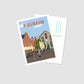 Handgezeichnete Postkarte Pulheim