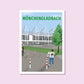 Handgezeichnetes Heimatposter Mönchengladbach