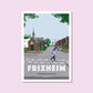 Handgezeichnetes Heimatposter Frixheim Rommerskirchen