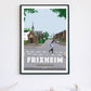 Handgezeichnetes Heimatposter Frixheim Rommerskirchen – Ansicht 2