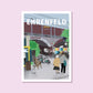 Handgezeichnetes Heimatposter Köln Ehrenfeld