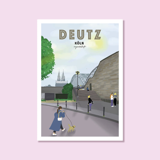 Heimatposter Deutz Köln