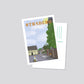 Handgezeichnete Postkarte Straberg Dormagen