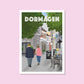 Handgezeichnetes Heimatposter Dormagen