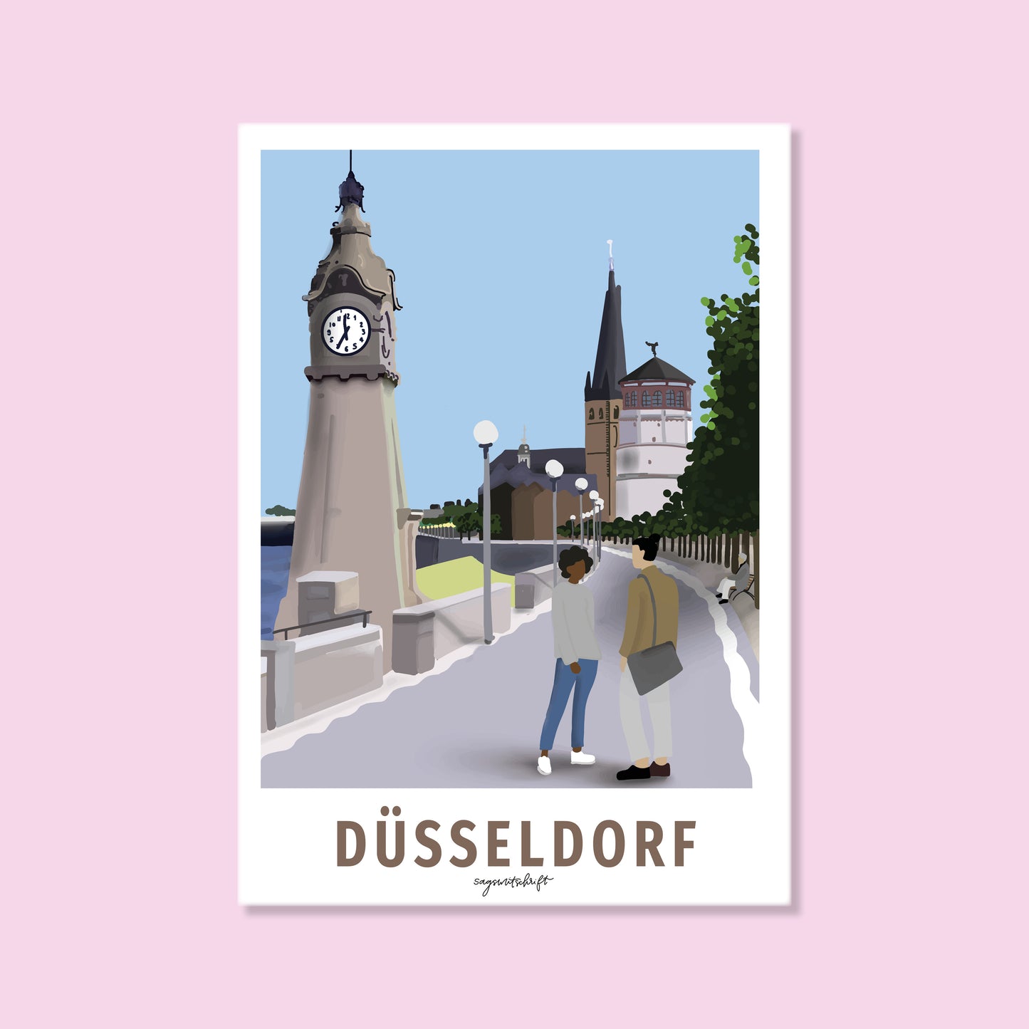 Heimatposter Düsseldorf