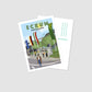 Handgezeichnete Postkarte Eckum Rommerskirchen