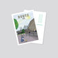 Handgezeichnete Postkarte Deutz Köln