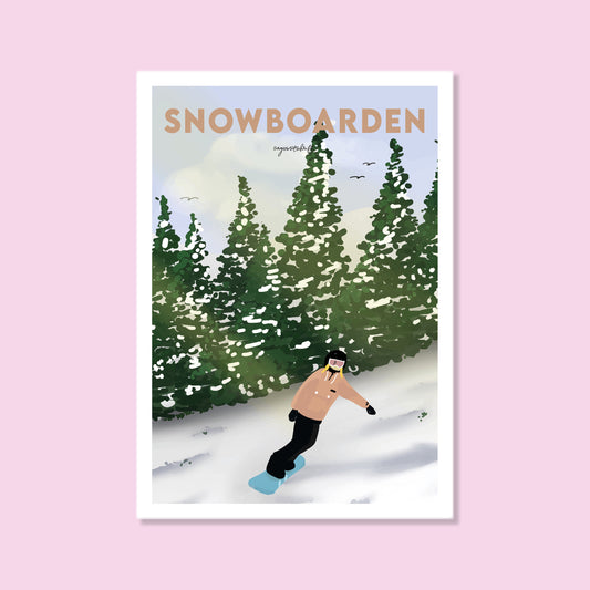 Leidenschaftsposter  Snowboard
